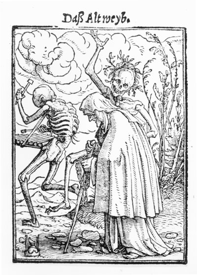 Der Tod und die alte Frau, aus 