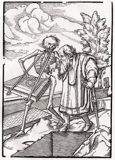 Der Tod kommt zum alten Mann oder Einsiedler, aus 
