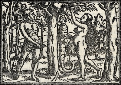 Der Fall von Adam und Eva, aus 