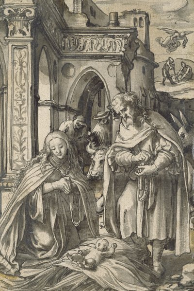 Die Geburt Christi von Hans Holbein der Jüngere