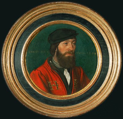 Ein Höfling von König Heinrich VIII. von Hans Holbein the Younger