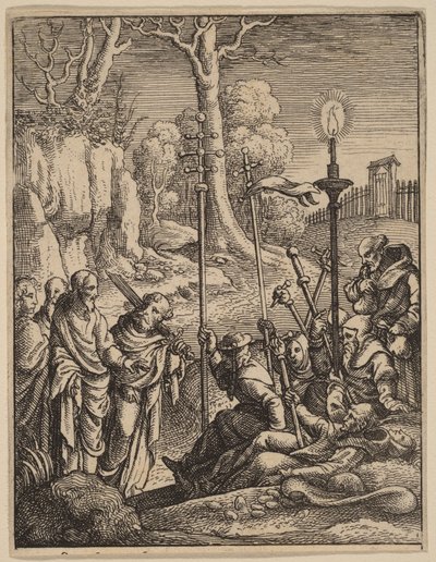 Jesus tritt seinen Widersachern entgegen von Hans Holbein the Younger