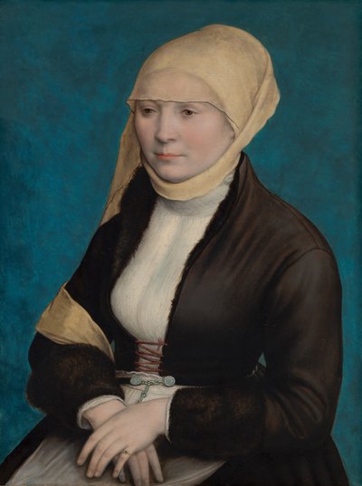 Porträt einer Frau aus Süddeutschland, um 1520-1525 von Hans Holbein der Jüngere