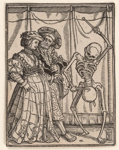 Die Edelfrau, aus "Der Totentanz" von Hans Holbein the Younger