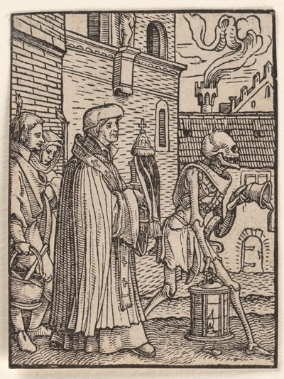 Der Priester, aus „Der Totentanz“ von Hans Holbein the Younger