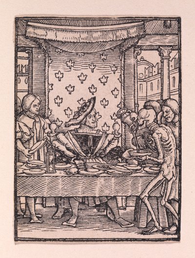 Der reiche Mann, aus „Der Totentanz“ von Hans Holbein the Younger