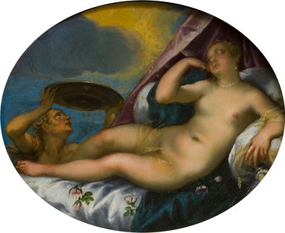 Danae und der Goldregen, c.1584-1625 von Hans I or Johann Rottenhammer