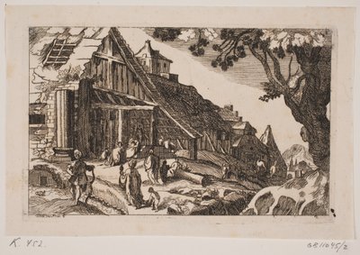 Landschaft mit der Heiligen Familie und den Heiligen Drei Königen von Hans Jørgen Kirksteen