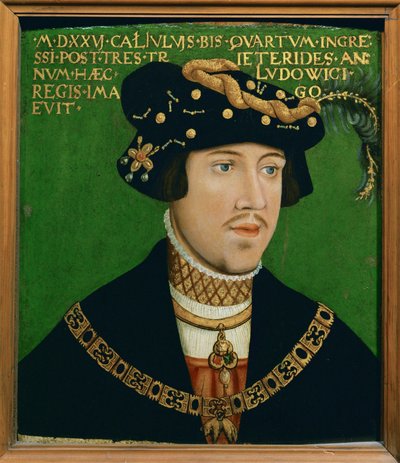 König Ludwig II. von Ungarn und Böhmen, ca. 1522 von Hans Krell