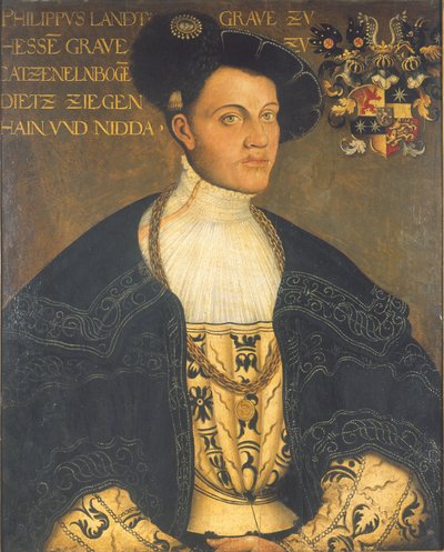 Porträt des hessischen Landgrafen Philipp I. (1504–1567) von Hans Krell