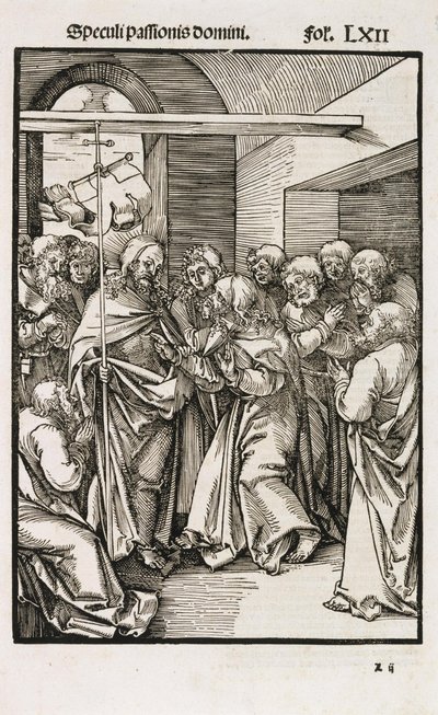 Thomas zweifelt an den Wunden Christi von Hans Leonhard Schäufelein