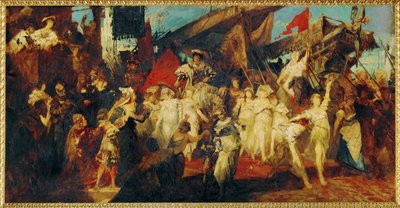 Einzug von Kaiser Karl V in Antwerpen von Hans Makart