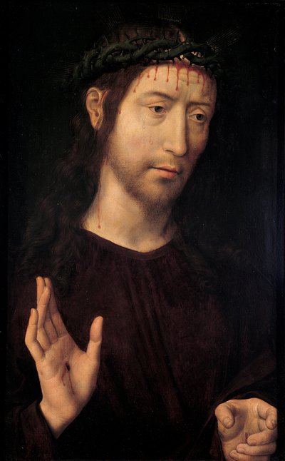 Christus segnet von Hans Memling
