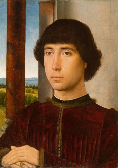 Porträt eines jungen Mannes, ca. 1472-75 von Hans Memling