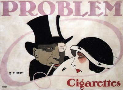 Problemzigaretten, 1912 von Hans Rudi Erdt