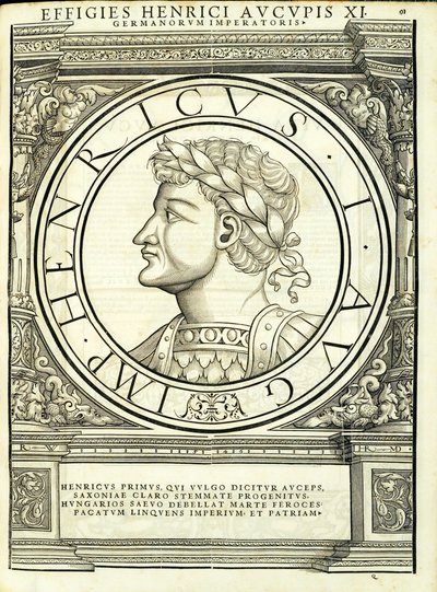 Henricus I Auceps, Illustration aus 