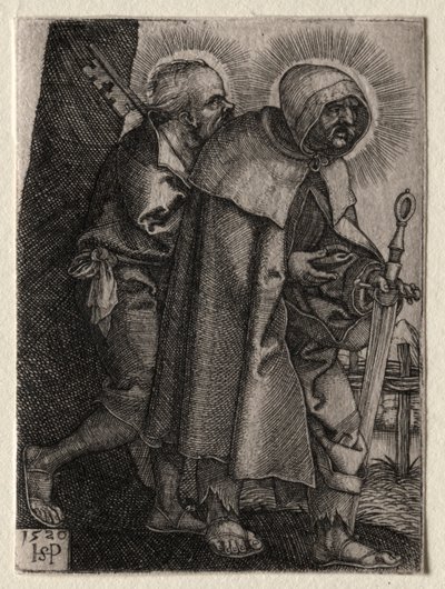 Christus und die Apostel: St. Peter und St. Paul von Hans Sebald Beham