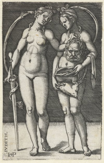 Judith mit dem Kopf des Holofernes und Magd von Hans Sebald Beham