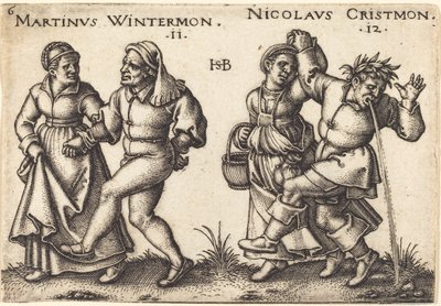 November und Dezember von Hans Sebald Beham
