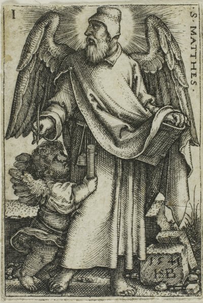 St. Matthäus, aus Die vier Evangelisten von Hans Sebald Beham