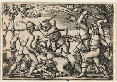 Die Bauernhochzeit oder die zwölf Monate: Nr. 9 von Hans Sebald Beham