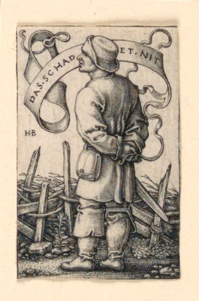 Der Wetterbauer: "Das Schadet Nit" von Hans Sebald Beham