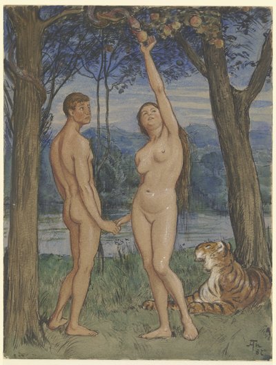 Adam und Eva von Hans Thoma