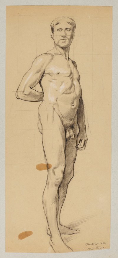 Männlicher Akt von Hans Thoma