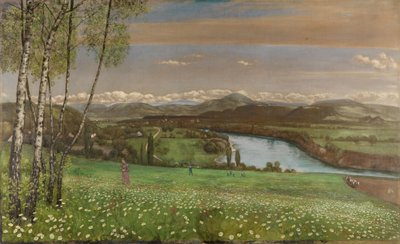 Das Rheintal bei Säckingen von Hans Thoma