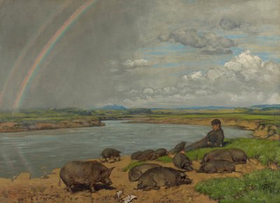Der verlorene Sohn (Der Schweinehirt) von Hans Thoma