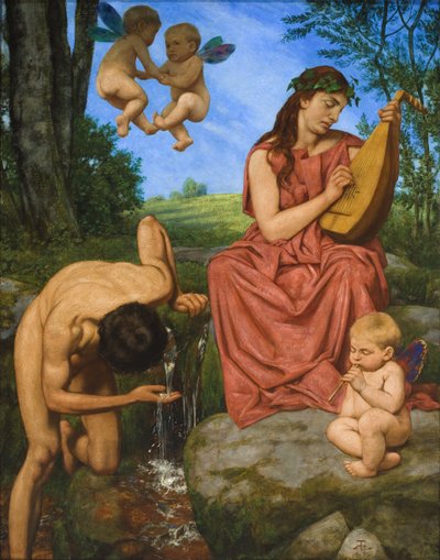 Die Quelle von Hans Thoma