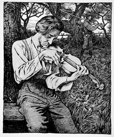Der Geiger von Hans Thoma