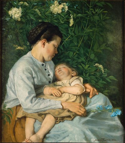 Unter dem Holunderbusch von Hans Thoma
