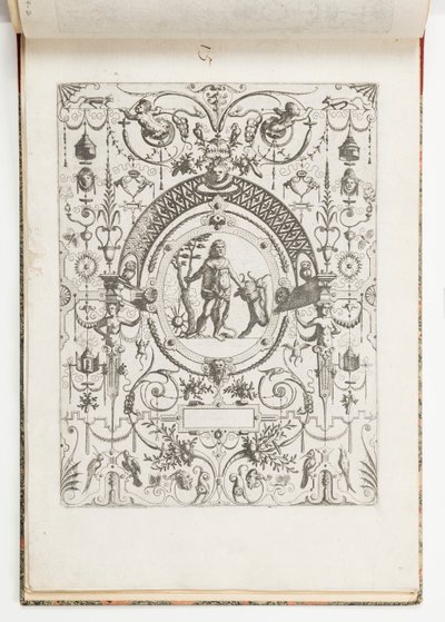 Tafel 15, aus Grotteßco in diverßche manieren (Verschiedene Grotesken) von Hans Vredeman de Vries