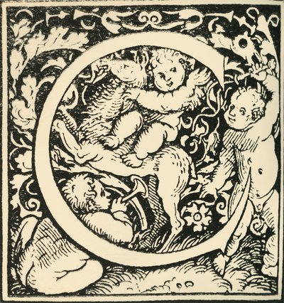 C - Ein Alphabet von Hans Weiditz, um 1520-1521, 1908 von Hans Weiditz