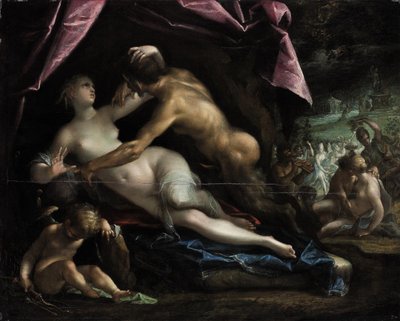 Pan und Selene von Hans von Aachen