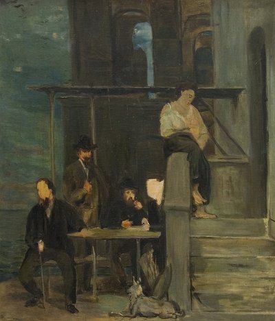 Studie zum Fresko "Pergola" in der Zoologischen Station in Neapel von Hans von Marées