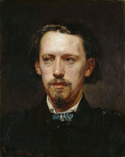 Porträt von Heinrich Anton Heger 1832-1888, 1861 von Hans von Marées