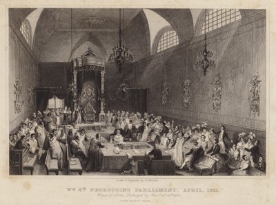 König Wilhelm IV. vertagt das Parlament, April 1831 von Harden Sidney Melville