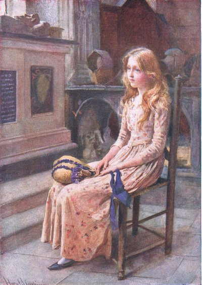 Kleine Nell in der alten Kirche, Illustrationen für 