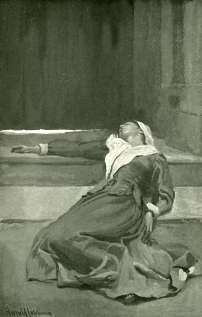 Mercy am Tor von Harold Copping
