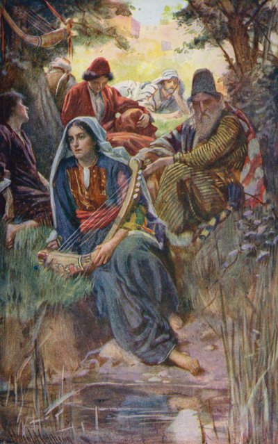 Altes Testament: An den Flüssen Babylons von Harold Copping