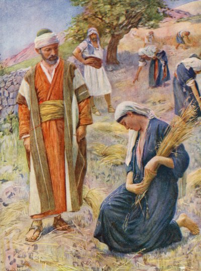 Altes Testament: Ruth sammelte auf dem Feld von Harold Copping