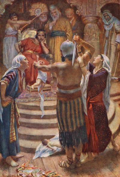 Altes Testament: Salomo, der weise König von Harold Copping