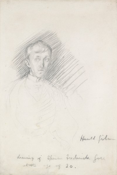 Porträt von Frederick Spencer Gore 1878-1914, um 1911-1912 von Harold Gilman