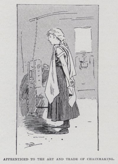 Lehrling in der Kunst und dem Handwerk der Kettenherstellung von Harold Hume Piffard
