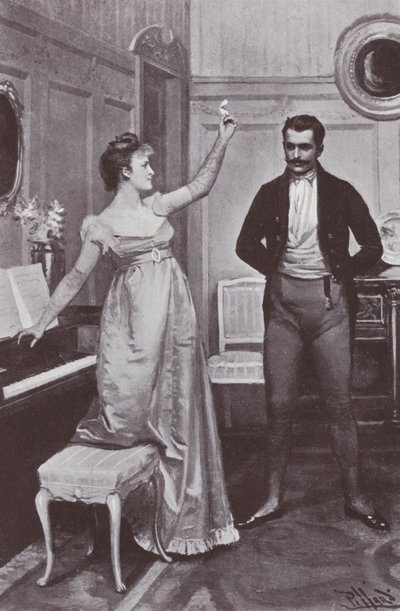 Illustration zu Vanity Fair von William Makepeace Thackeray von Harold Hume Piffard
