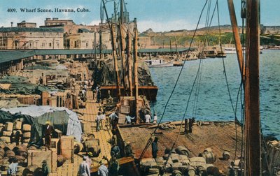 Kai-Szene, Havanna, Kuba von Harris Bros and Co