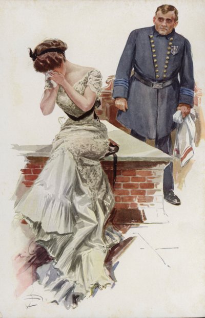 Illustration für When a Man Marries von Mary Roberts Rinehart von Harrison Fisher