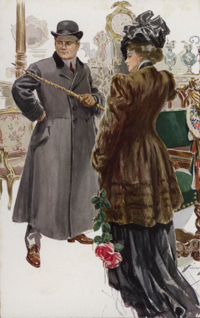 Illustration für When a Man Marries von Mary Roberts Rinehart von Harrison Fisher